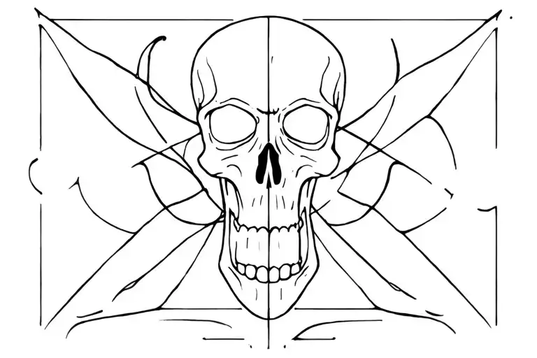 Memento Mori And A Skull In The Middle