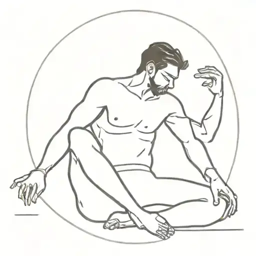 Tambourine Man Sitting