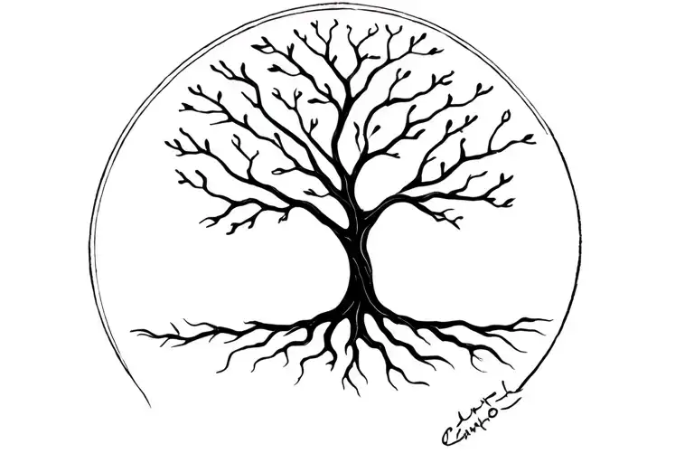Tree Of Life With Roots