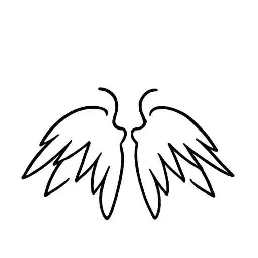 1938-1948 With 2 Angel Wings
