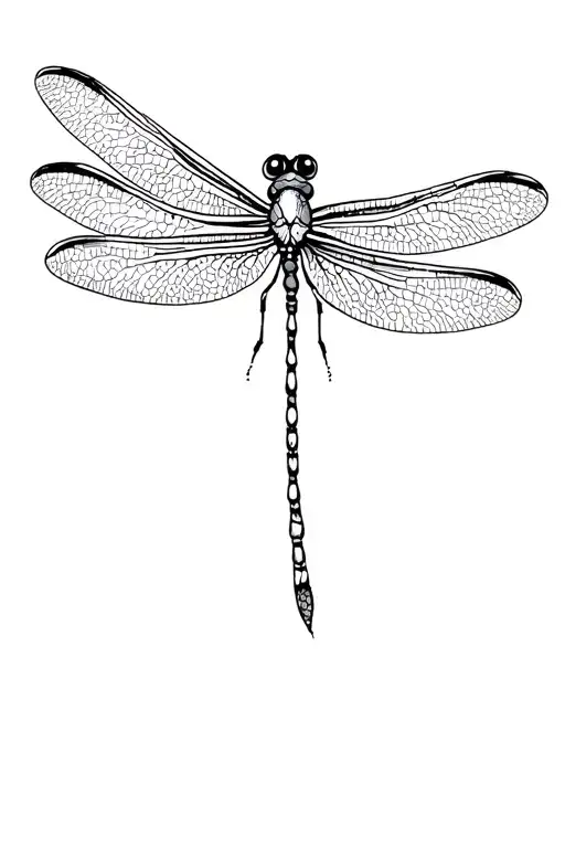 Dragonfly Flying