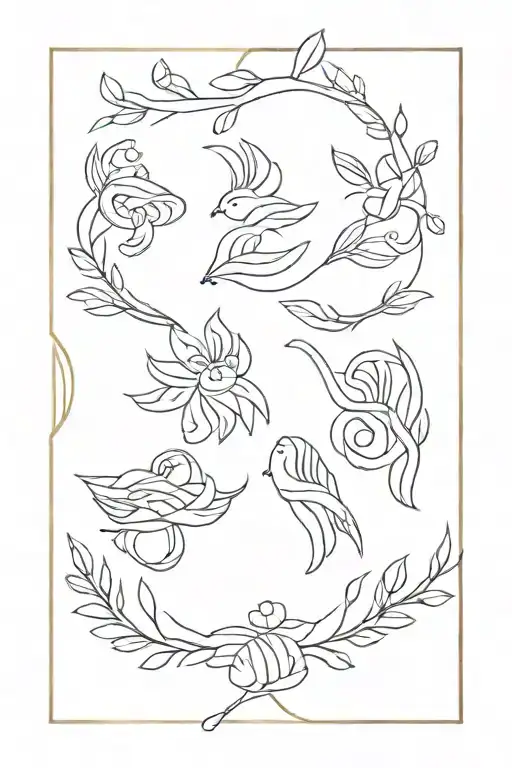 Sibling Tattoo For 7 Siblings