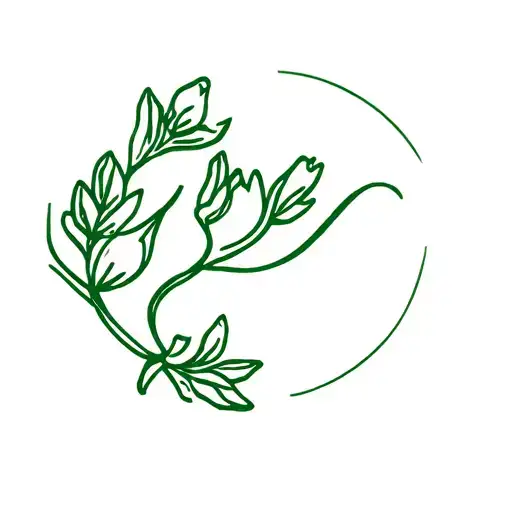 Title Fight Floral Green