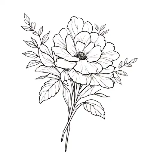 Birth Flower Bouquet