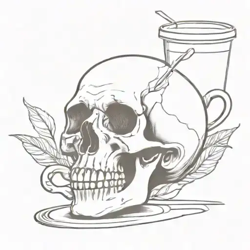 Skull And Coffee