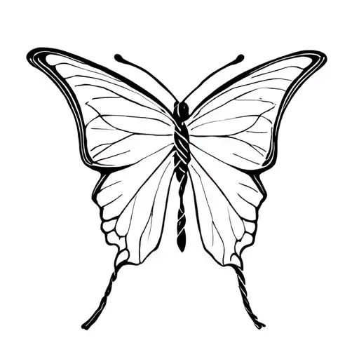 Butterfly And Rope