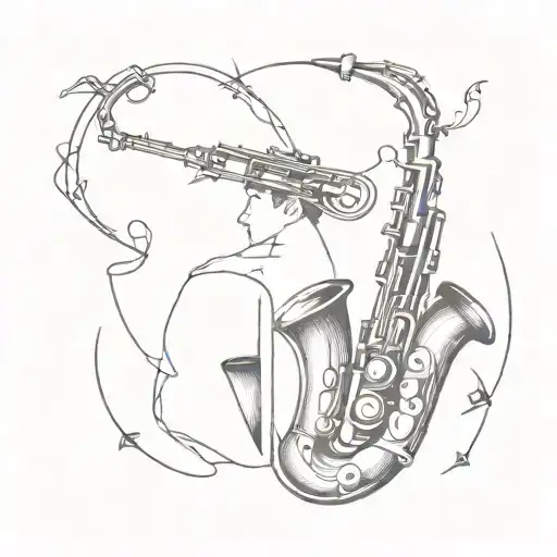 Saxophone And Literature