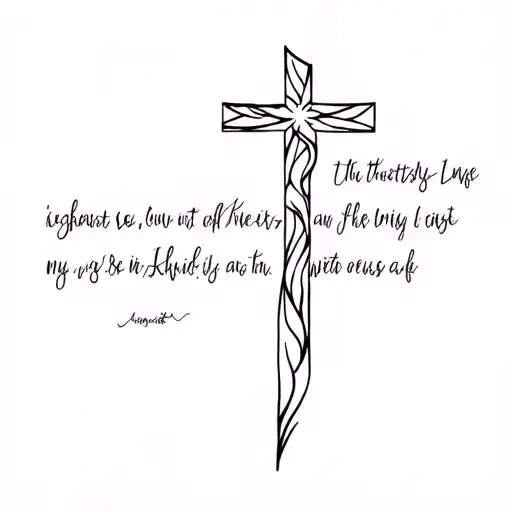 Cross With Bible Verse
