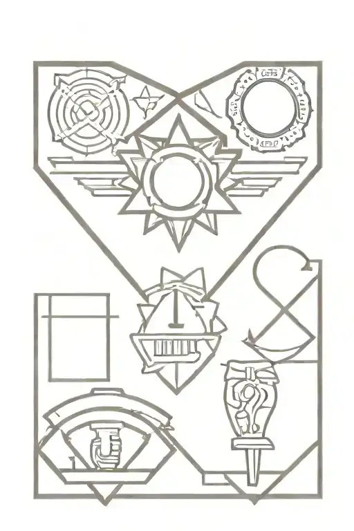 Success Sports And Police Badge Surrounded