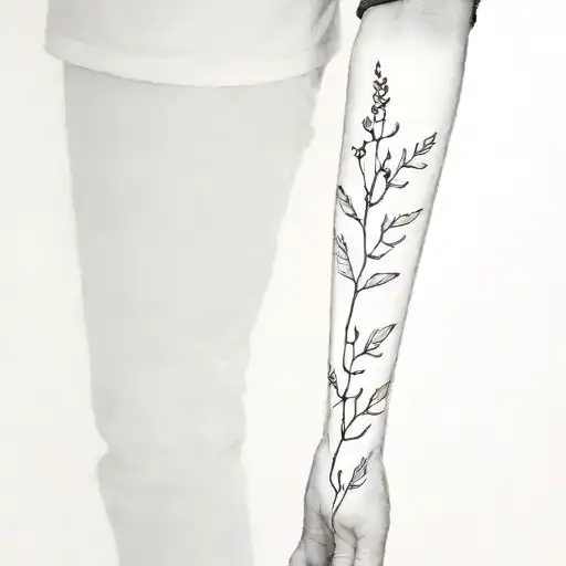 Long Smoke On Forearm