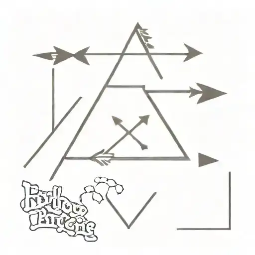 Three Arrows Pointing Forward With Birthdays In The Arrow