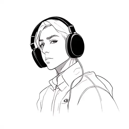 Valorant Agent Wearing Headphones