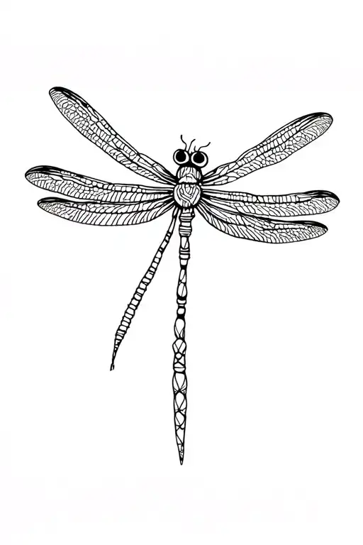 Fine Line Dragonfly Astrology