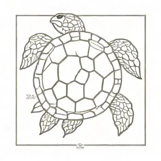 Turtle That Stands For Constancy And Eternity