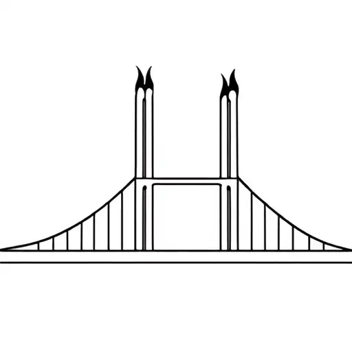 Match Burning A Bridge In Half