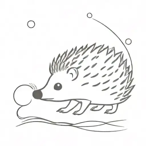 Hedgehog And Water