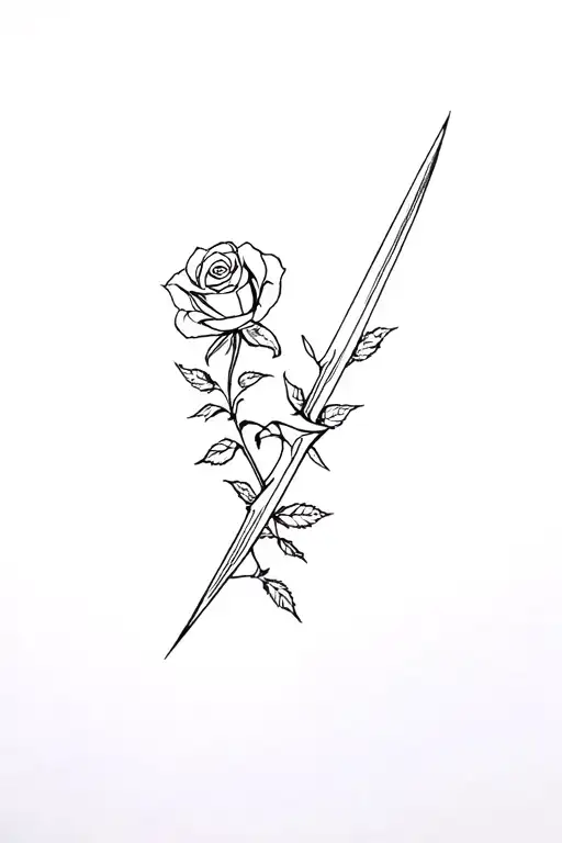 Dagger And Rose