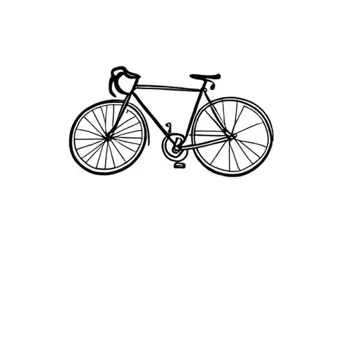 Road Bike Across Two Wrists