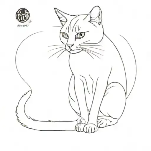 Cat Sitting Like A Human