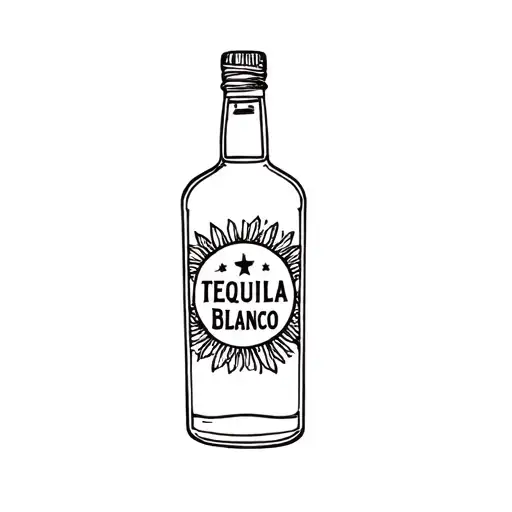 A Bottle Of Tequila Blanco