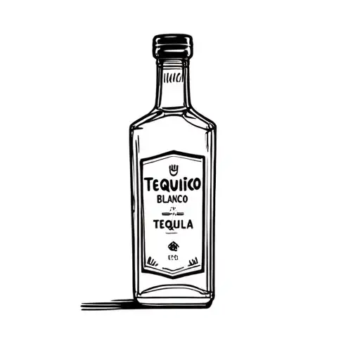 A Bottle Of Tequila Blanco