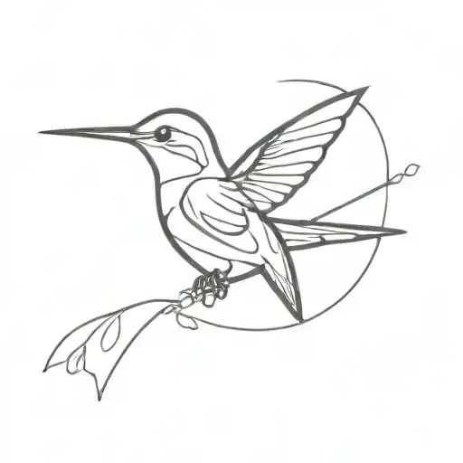 Streamertail Hummingbird