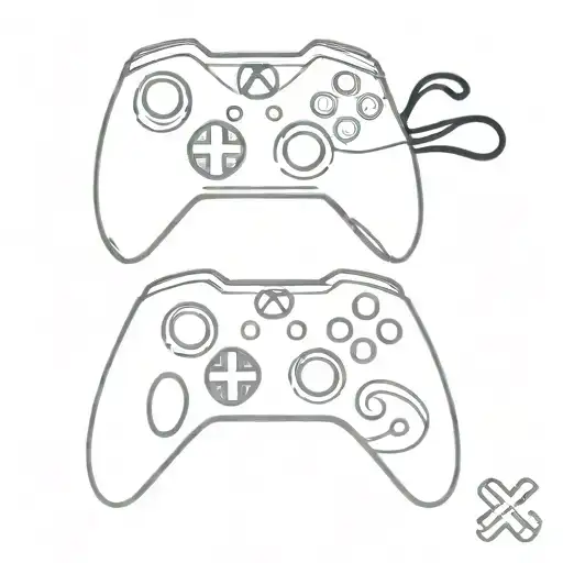 Infinity Symbol And Xbox Controller