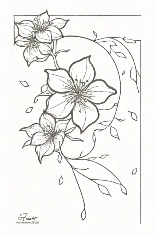 Flower Petals Falling