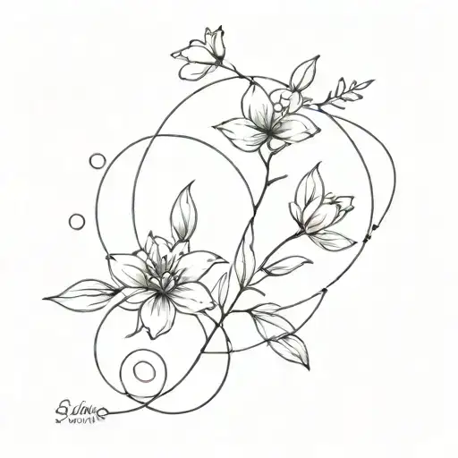 Sibling Tattoo Design