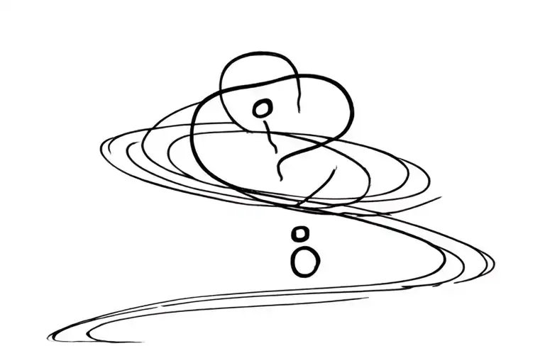 Question Mark Orbiting