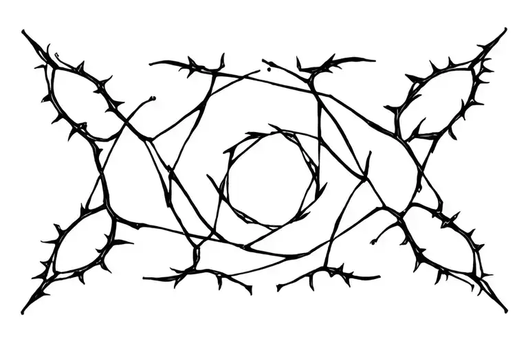 Node In 8 With Thorns