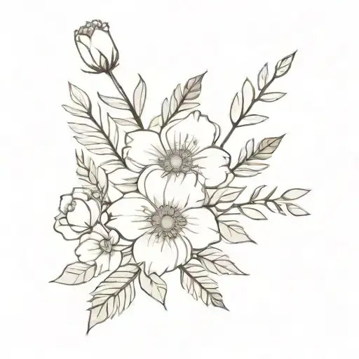 Birth Flower Bouquet April February September December