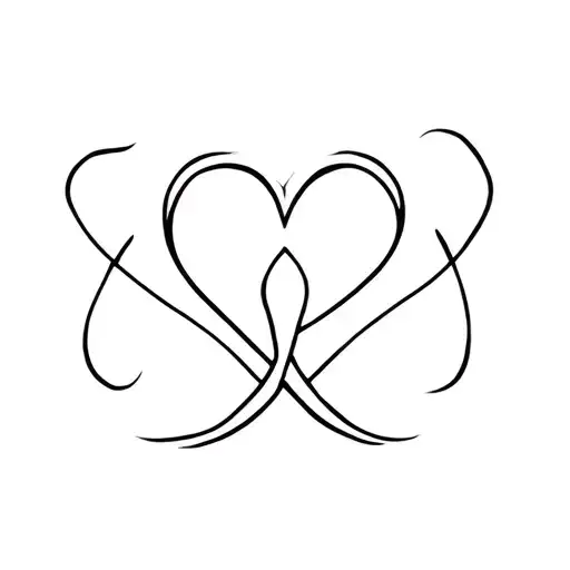 Aquarius Sign With Heart