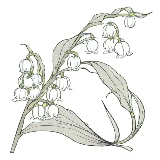 Lily Of The Valley Japanese Themed