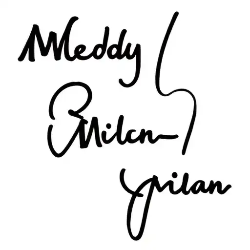 Name Tattoo Melody&milan