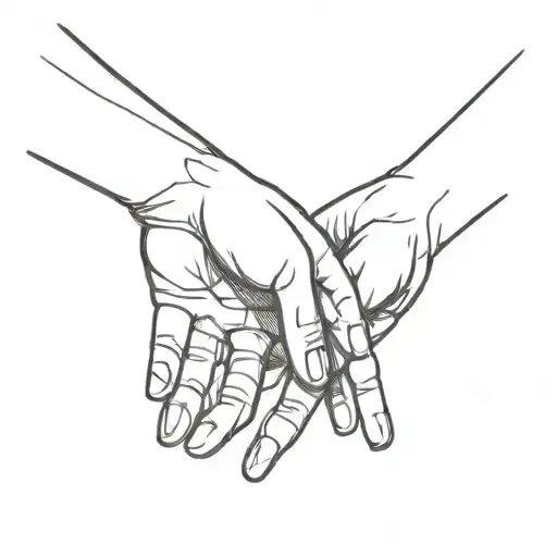 2 Mens Hands Dapping Eachother Up