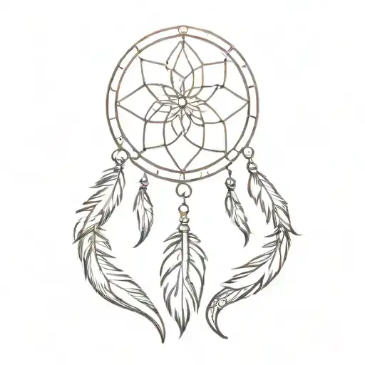 Feather Pink Dreamcatcher