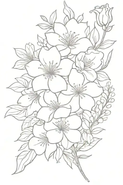 September Birth Flower Bouquet