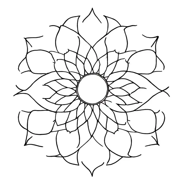 Simple Mandala Design