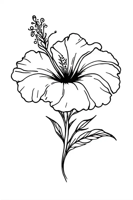 Hibiscus Flower Blooming
