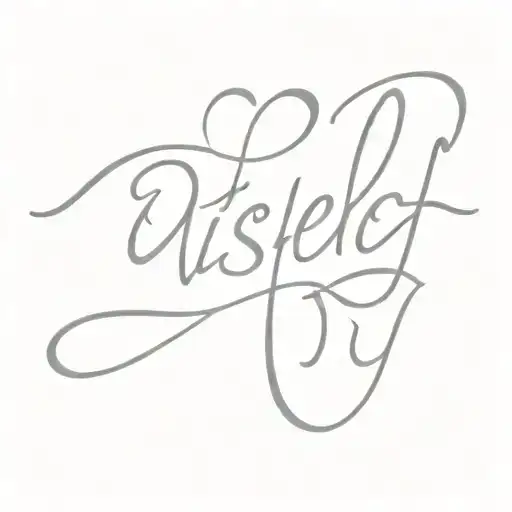 Vishesh Written In Cursive