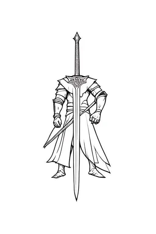 Knight With Sword