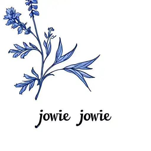 Larkspur With Name Jowie