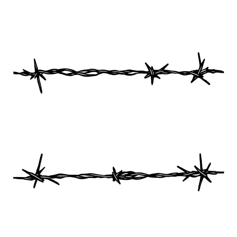 Outdoor Barbed Wire Going All