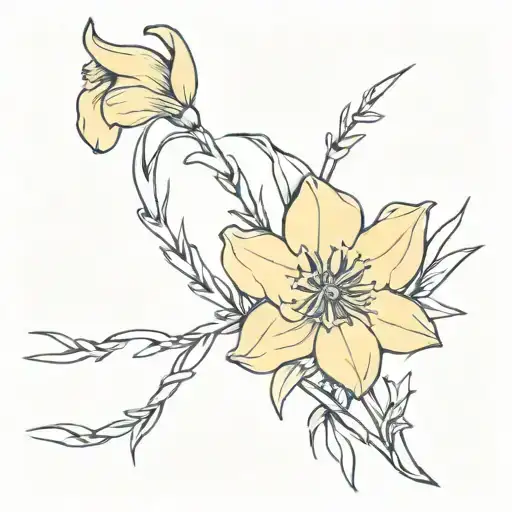 Barbwire And Daffodil Band