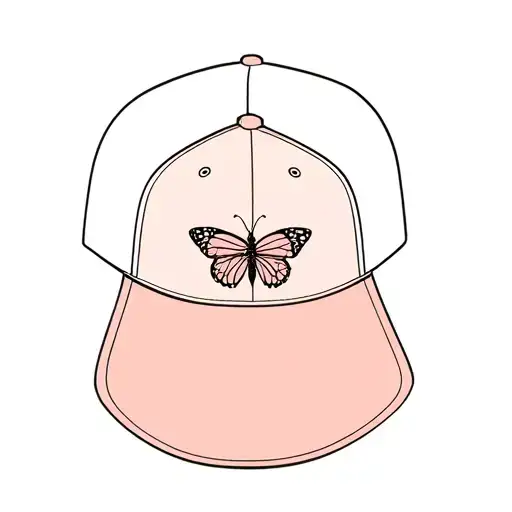 Hat Hat With Emily's Butterfly