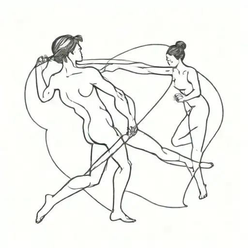Man Beating With Whip Beating Tied Woman