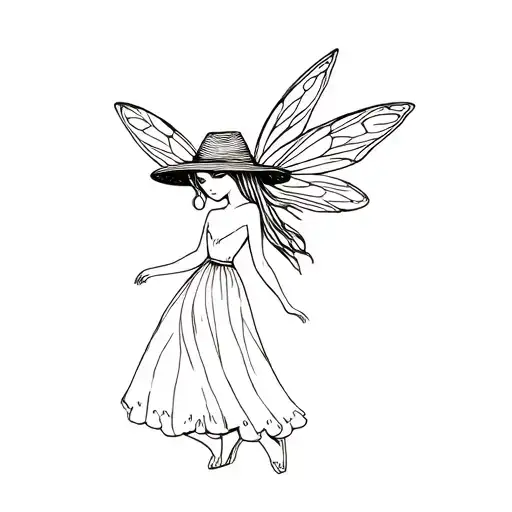 Fairy With Cactus Hat