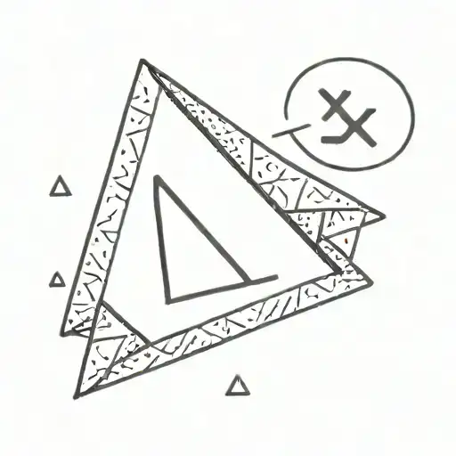 A Triangle Small Handkerchief With October 3Rd On It