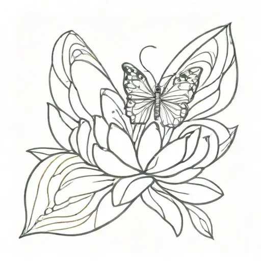 Butterfly Tigeress Lotus Feather